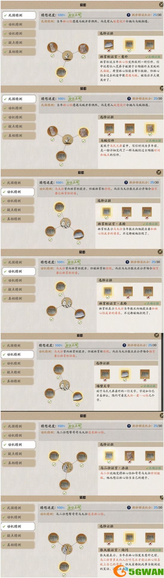 天涯明月刀手游林心怡案怎么触发？林心怡案凶手证据攻略大全图片3