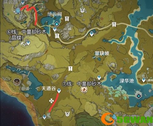 原神却砂木在哪？却砂木位置分布大全图片2