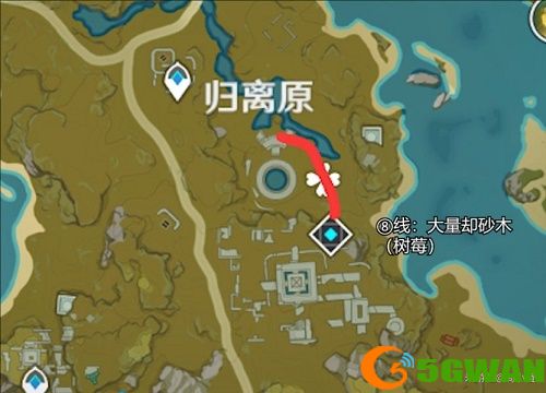 原神却砂木在哪？却砂木位置分布大全图片3