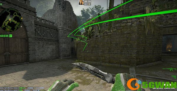 csgo远古遗迹指定位置涂鸦怎么做？远古遗迹在T边上方应用涂鸦任务攻略图片1
