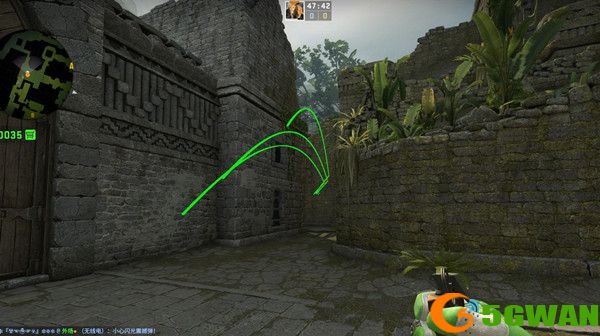 csgo远古遗迹指定位置涂鸦怎么做？远古遗迹在T边上方应用涂鸦任务攻略图片2