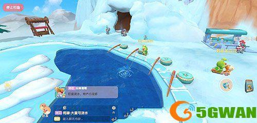 摩尔庄园手游雪山钓鱼场在哪里？雪山钓鱼场位置大全图片1
