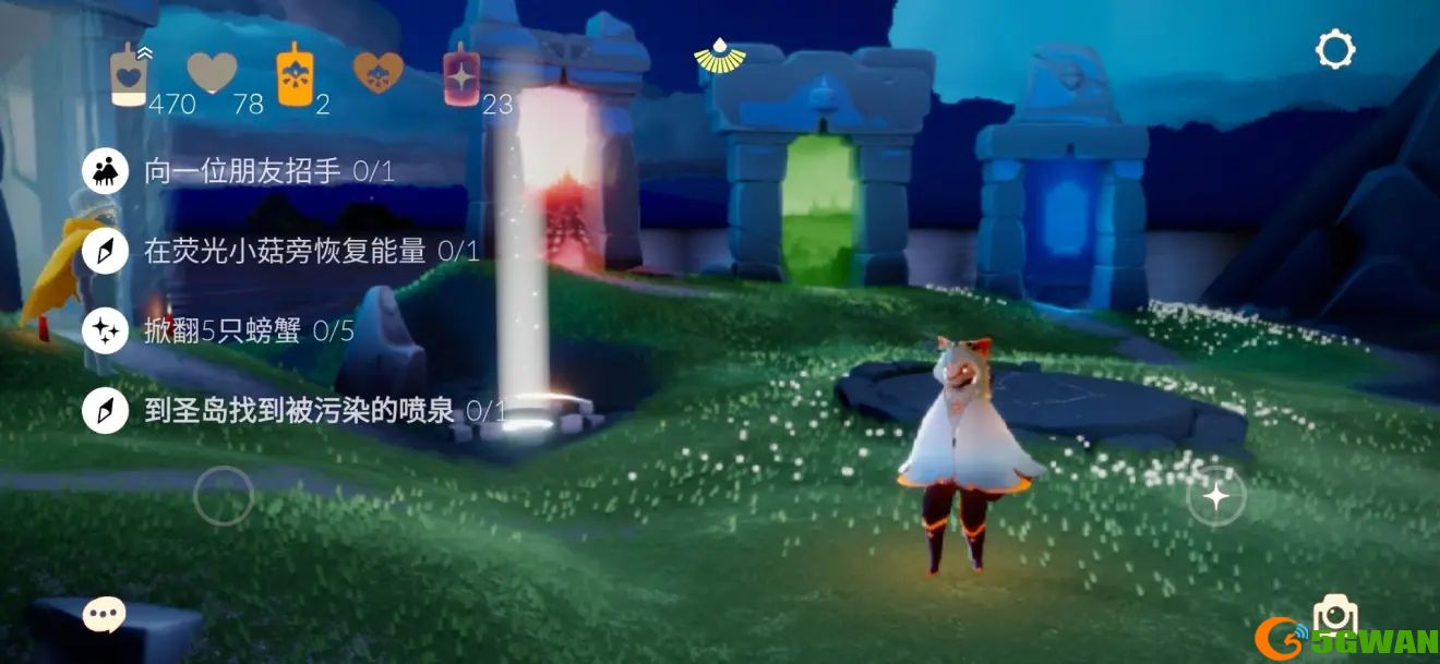 光遇6.8任务<a href=http://www.5gwan.net/gonglue/ target=_blank class=infotextkey>攻略</a>汇总 6月8日大蜡烛季节蜡烛位置一览图片1