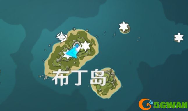 原神布丁岛解密攻略 布丁岛全宝箱位置坐标图文一览图片3