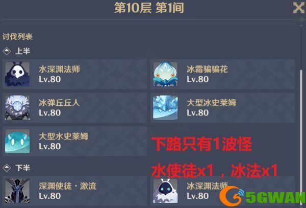 原神深境螺旋第二期满星攻略 1.6深境螺旋通关阵容推荐图片3