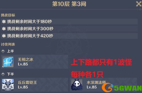 原神深境螺旋第二期满星攻略 1.6深境螺旋通关阵容推荐图片5