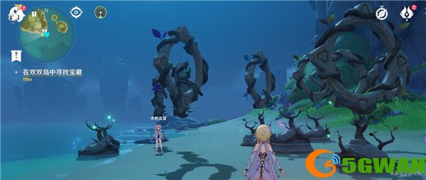 原神双双岛魔环解密攻略大全 双双岛海滩魔环元素靶盘解谜流程一览图片3