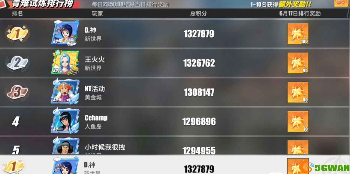 航海王热血航线青雉试炼满分打法攻略