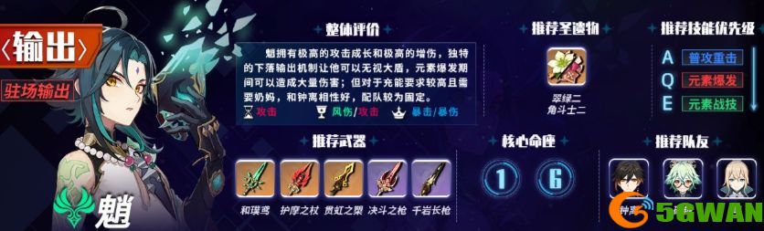 原神1.6主c排行榜 1.6版本主c角色强度排名推荐图片3