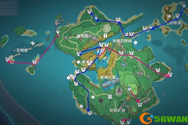 原神名刀镡怎么得？2.0稻妻名刀镡刷新位置一览图片2