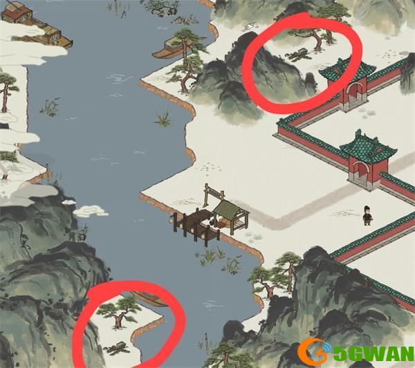江南百景图鸡鸣山蘑菇在哪里？鸡鸣山蘑菇位置坐标图文一览图片2