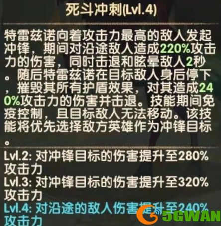剑与远征特雷兹诺技能强度分析