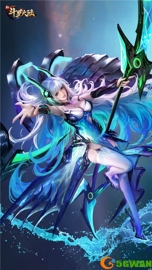 颜值直逼女主小舞《新斗罗大陆》机魂幻鲨小白壁纸来啦!