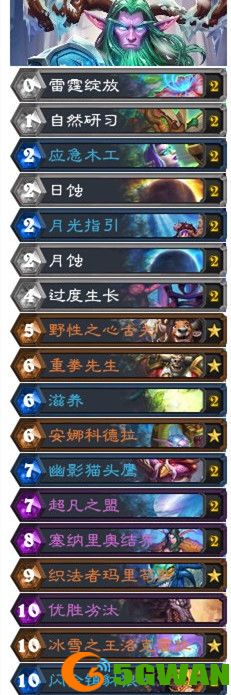 炉石传说奥特兰克的决裂最新卡组一览