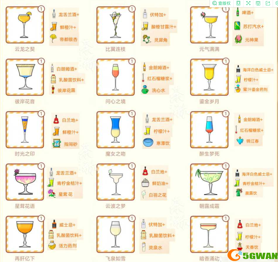 天谕手游调酒活动参与方式及玩法攻略