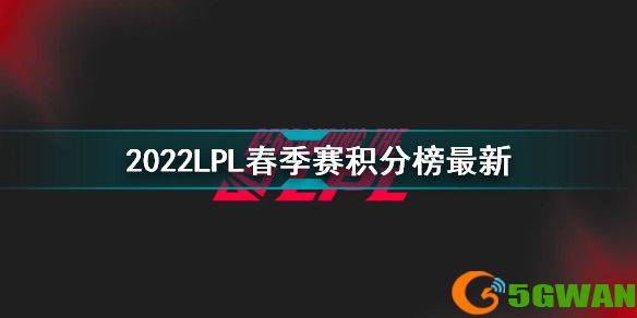 2022LPL春季赛积分榜最新 2022LPL春季赛1月13日积分榜