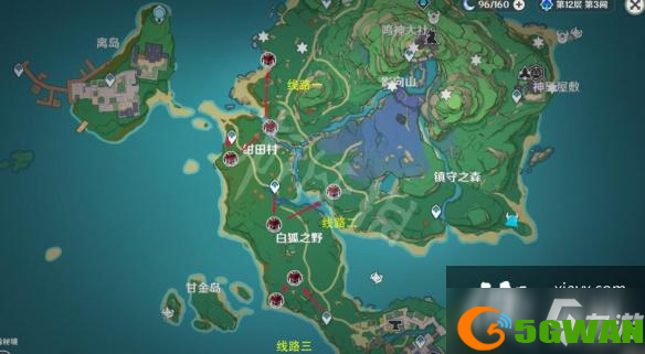 《原神》野伏众位置在哪里？野伏众分布地图路线分享