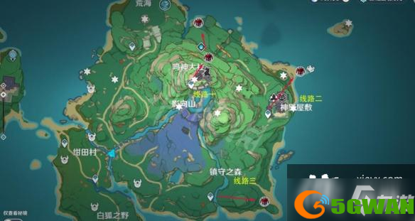 《原神》野伏众位置在哪里？野伏众分布地图路线分享