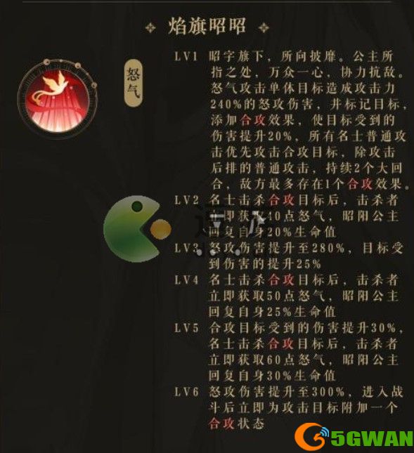 花亦山心之月昭阳大公主技能介绍以及阵容搭配推荐