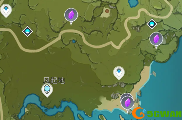 原神电气水晶分布图 电气水晶采集点一览