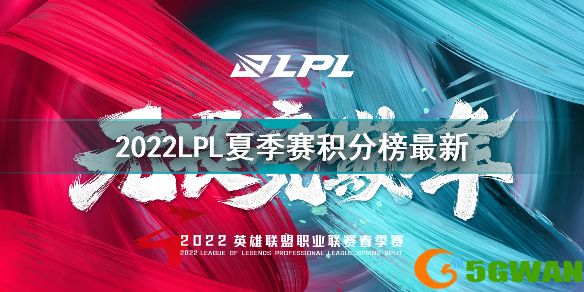 2022LPL夏季赛积分榜最新 英雄联盟2022夏季赛6月14日积分榜