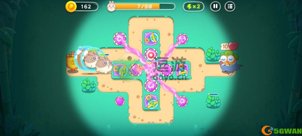保卫萝卜4卧兔藏龙第38关通关攻略