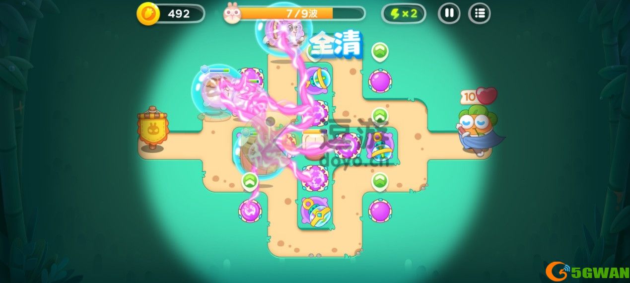 保卫萝卜4卧兔藏龙第38关通关攻略