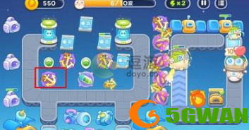 保卫萝卜4太空穿越第9关过关攻略图解