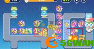 保卫萝卜4太空穿越第9关过关攻略图解