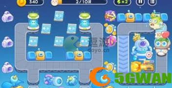保卫萝卜4太空穿越第9关过关攻略图解