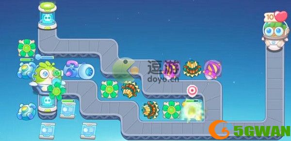保卫萝卜4太空穿越第1关攻略图分享