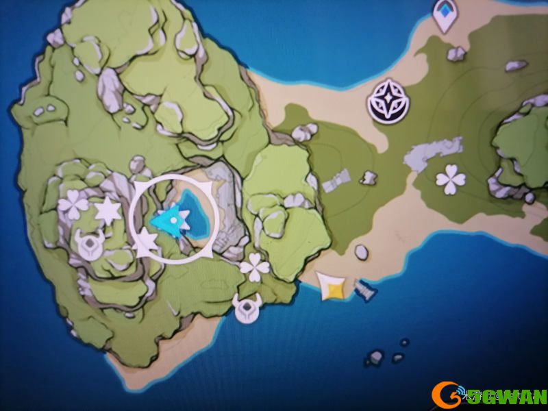 原神前往海面遗迹寻找沃尔夫冈的踪迹攻略 沃尔夫冈的踪迹位置一览[多图]图片1