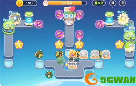 保卫萝卜4太空穿越第54关攻略分享
