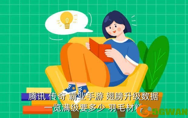 腾讯 传奇 霸业手游 翅膀升级数据一览满级要多少 羽毛材料