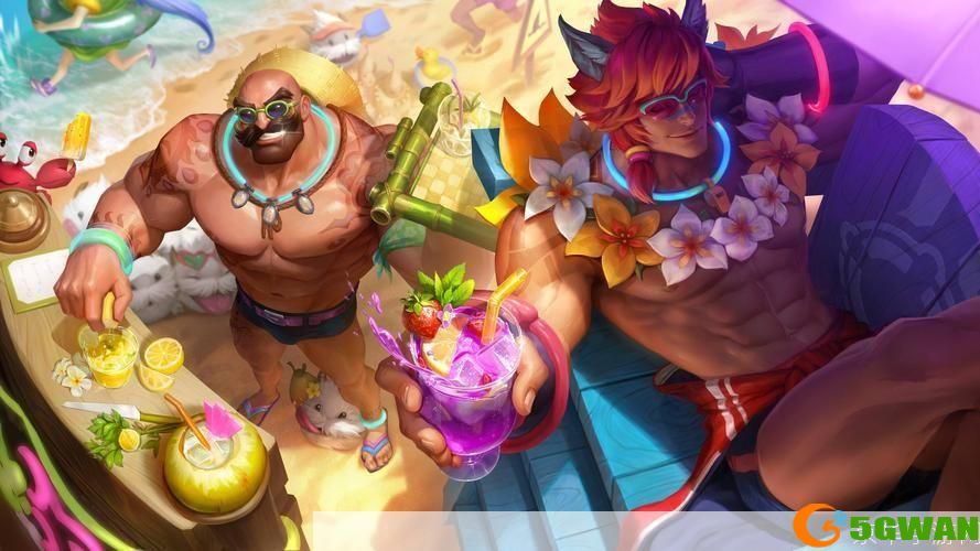 lol泳池派对皮肤:盛夏狂欢，LOL泳池派对皮肤来袭