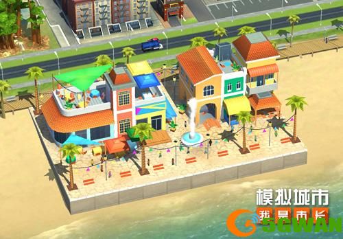 《模拟城市：我是市长》建设港口为城市打造如画美景