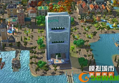 《模拟城市：我是市长》建造摩天楼勾勒城市繁华盛景